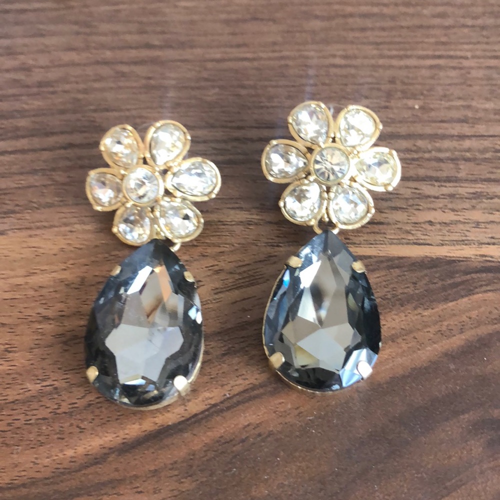 LOFT BCRF Flower Statement Earrings